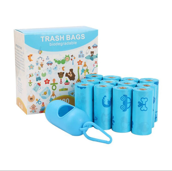 Biodegradable Diaper Trash Bags – 180 Count